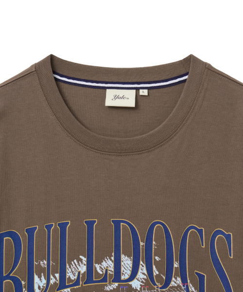 YALE(イェール)の「ブルドッグスベースボールグラフィックTシャツ_ブラウン(Tシャツ/カットソー・レディース・その他・SMALL/MEDIUM/LARGE/X-LARGE)」の3枚目の写真