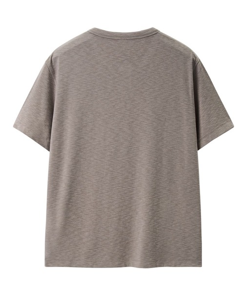 CORPUS TOKYO(コーパス トーキョー)の「スラブニット ヘンリーネック Tシャツ(Tシャツ/カットソー・メンズ・グレー/ブラック/アイボリー・1/2/3)」の5枚目の写真