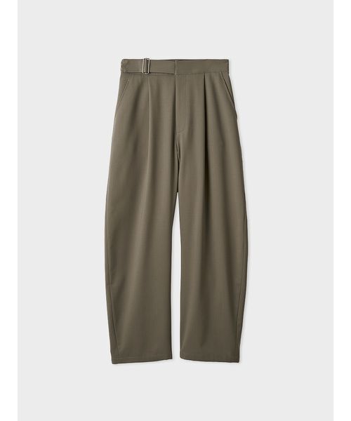 MIESROHE（ミースロエ）の「メタルバックルバレルパンツ（その他パンツ・レディース・カーキ/チャコールグレー/ネイビー・1/0）」の2枚目の写真