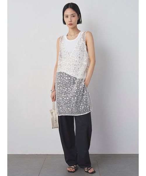 MIESROHE（ミースロエ）の「メタルバックルバレルパンツ（その他パンツ・レディース・カーキ/チャコールグレー/ネイビー・1/0）」の5枚目の写真