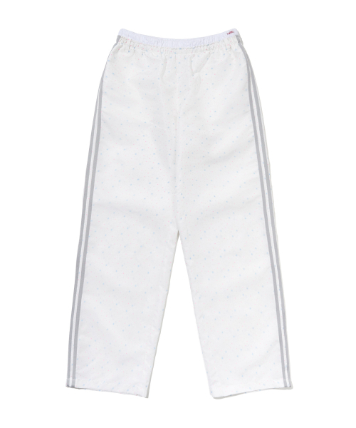 YOUHEE(ユヒ)の「STAR PATTERN LAYERED BANDING TRACK PANTS_WHITE(スウェットパンツ・レディース・その他・FREE)」の3枚目の写真