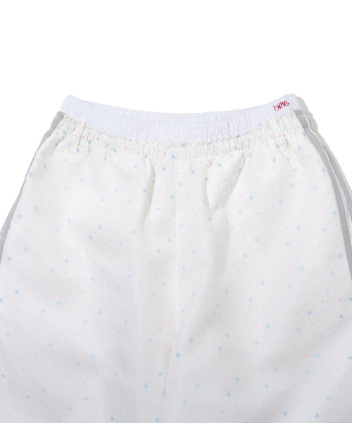 YOUHEE(ユヒ)の「STAR PATTERN LAYERED BANDING TRACK PANTS_WHITE(スウェットパンツ・レディース・その他・FREE)」の5枚目の写真