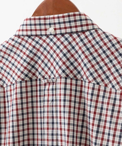 Ben Sherman（ベンシャーマン）の「シグネチャーハウスチェック長袖シャツ（シャツ/ブラウス・メンズ・レッド系・LARGE）」の7枚目の写真
