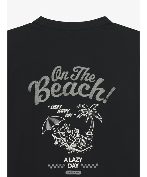 FILA(フィラ)の「Cool On the Beach T-shirt(Tシャツ/カットソー・メンズ・グリーン/ブラック・S/M/L/XL)」の10枚目の写真