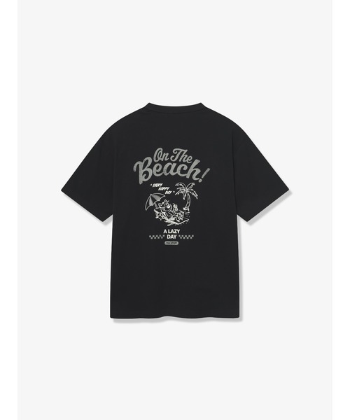 FILA(フィラ)の「Cool On the Beach T-shirt(Tシャツ/カットソー・メンズ・グリーン/ブラック・S/M/L/XL)」の4枚目の写真