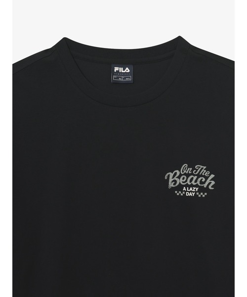 FILA(フィラ)の「Cool On the Beach T-shirt(Tシャツ/カットソー・メンズ・グリーン/ブラック・S/M/L/XL)」の5枚目の写真