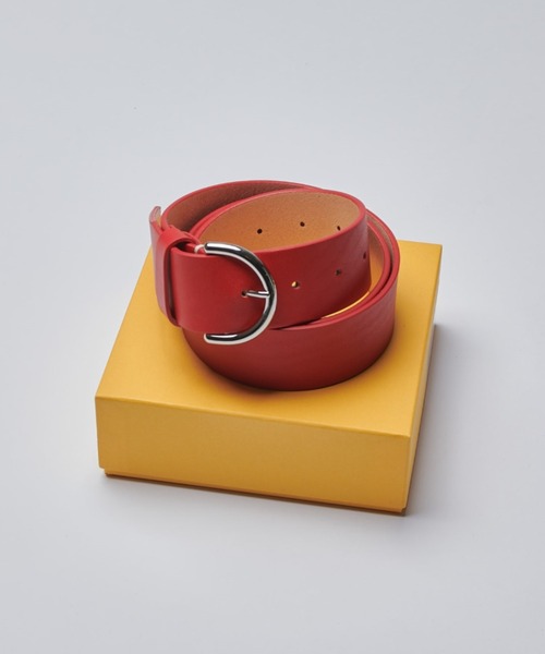 ITTI（イッチ）の「【ITTI】herrie 16hole 40 belt thug（ベルト・メンズ・レッド/ブラック・FREE）」の2枚目の写真