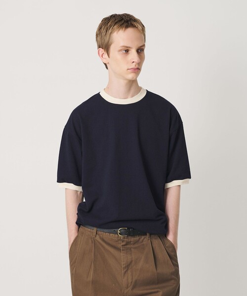 BEAUTY&YOUTH UNITED ARROWS(ビューティーアンドユースユナイテッドアローズ)の「リング コットン リンガー Tシャツ(Tシャツ/カットソー・メンズ・コバルトブルー/ネイビー/シャーベット・S/M/L/XL)」の14枚目の写真