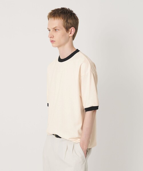 BEAUTY&YOUTH UNITED ARROWS(ビューティーアンドユースユナイテッドアローズ)の「リング コットン リンガー Tシャツ(Tシャツ/カットソー・メンズ・コバルトブルー/ネイビー/シャーベット・S/M/L/XL)」の16枚目の写真