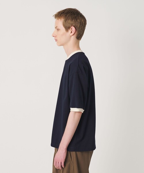 BEAUTY&YOUTH UNITED ARROWS(ビューティーアンドユースユナイテッドアローズ)の「リング コットン リンガー Tシャツ(Tシャツ/カットソー・メンズ・コバルトブルー/ネイビー/シャーベット・S/M/L/XL)」の19枚目の写真