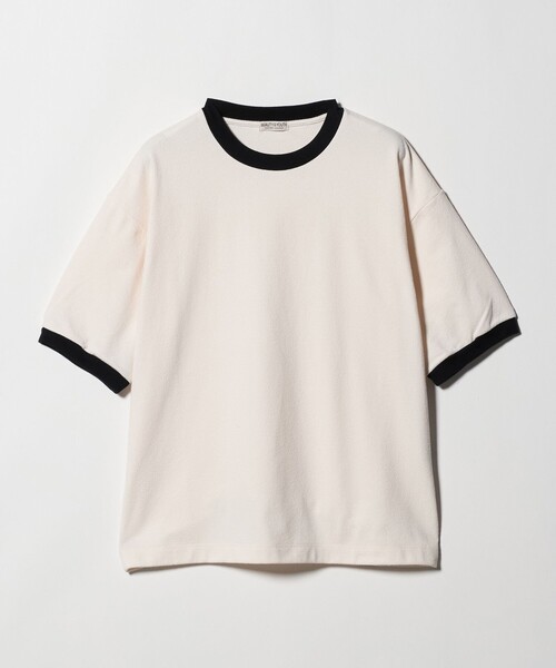 BEAUTY&YOUTH UNITED ARROWS(ビューティーアンドユースユナイテッドアローズ)の「リング コットン リンガー Tシャツ(Tシャツ/カットソー・メンズ・コバルトブルー/ネイビー/シャーベット・S/M/L/XL)」の9枚目の写真