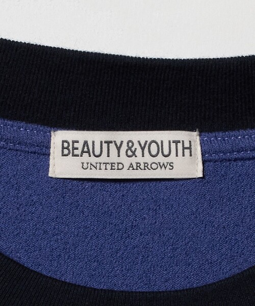 BEAUTY&YOUTH UNITED ARROWS(ビューティーアンドユースユナイテッドアローズ)の「リング コットン リンガー Tシャツ(Tシャツ/カットソー・メンズ・コバルトブルー/ネイビー/シャーベット・S/M/L/XL)」の12枚目の写真