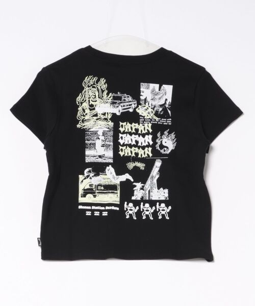BILLABONG(ビラボン)の「BILLABONG ウィメンズ DESTINATION JAPAN TEE Tシャツ 【2026年夏モデル】(Tシャツ/カットソー・レディース・ブラック/ホワイト・MEDIUM)」の3枚目の写真