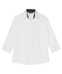 TOKYO SHIRTS | 【超形態安定】 形態安定ノンアイロン スキッパー 7分袖ビジネスワイシャツ(ビジネスシャツ)