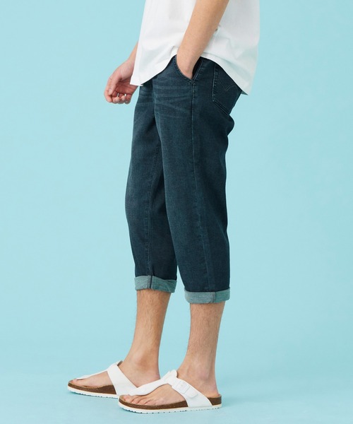 EDWIN(エドウィン)の「【涼】ジャージーズ COOL デニムショートパンツ ストレッチ 麻 ドライタッチ(その他パンツ・メンズ・ダークインディゴブルー/ライトインディゴブルー/ネイビー・SMALL/MEDIUM/LARGE/X-LARGE)」の6枚目の写真