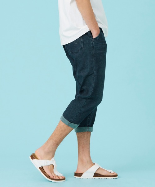 EDWIN(エドウィン)の「【涼】ジャージーズ COOL デニムショートパンツ ストレッチ 麻 ドライタッチ(その他パンツ・メンズ・ダークインディゴブルー/ライトインディゴブルー/ネイビー・SMALL/MEDIUM/LARGE/X-LARGE)」の7枚目の写真