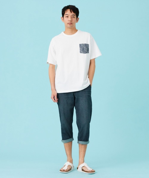 EDWIN(エドウィン)の「【涼】ジャージーズ COOL デニムショートパンツ ストレッチ 麻 ドライタッチ(その他パンツ・メンズ・ダークインディゴブルー/ライトインディゴブルー/ネイビー・SMALL/MEDIUM/LARGE/X-LARGE)」の14枚目の写真