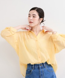 ボイルシャンブレーレギュラーシャツ
