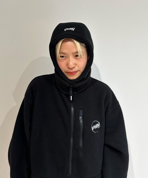 HOLIDAY(ホリデイ)の「CLASSIC FLEECE EARMUFF CAP クラシックフリースイヤーマフキャップ(キャップ・レディース・グレー/ブラック・ONE SIZE)」の7枚目の写真