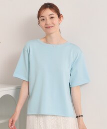 【遮熱/冷感】5分袖サマーニットT