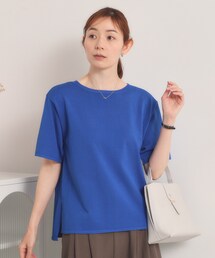 【遮熱/冷感】5分袖サマーニットT