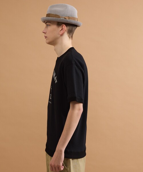 40ｃｔ＆525（フォーティーカラッツアンドゴーニーゴ）の「カレッジ風ミニ裏毛半袖Tシャツ（Tシャツ/カットソー・メンズ・ホワイト/ブラック・03/02）」の13枚目の写真