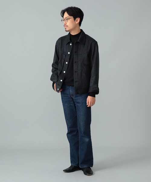 BEAMS F(ビームスエフ)の「Jeanik / ミックスファブリック 2ndタイプ ブルゾン(ブルゾン・メンズ・チャコールグレー・LARGE/MEDIUM/SMALL)」の5枚目の写真