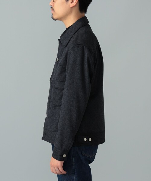 BEAMS F(ビームスエフ)の「Jeanik / ミックスファブリック 2ndタイプ ブルゾン(ブルゾン・メンズ・チャコールグレー・LARGE/MEDIUM/SMALL)」の7枚目の写真