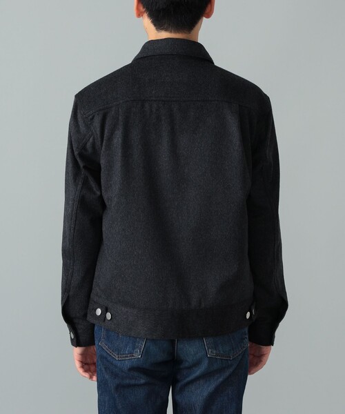 BEAMS F(ビームスエフ)の「Jeanik / ミックスファブリック 2ndタイプ ブルゾン(ブルゾン・メンズ・チャコールグレー・LARGE/MEDIUM/SMALL)」の8枚目の写真