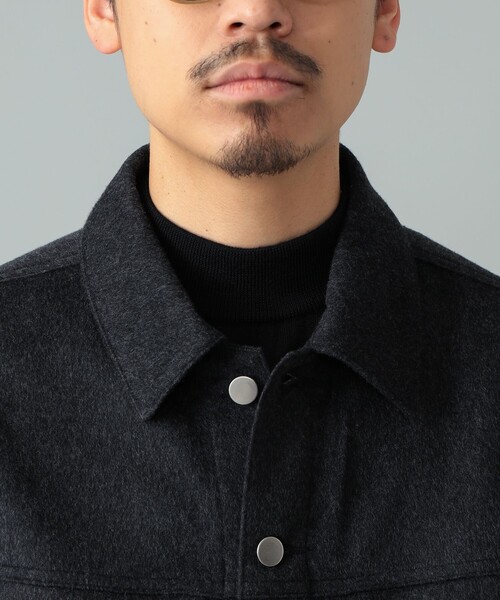 BEAMS F(ビームスエフ)の「Jeanik / ミックスファブリック 2ndタイプ ブルゾン(ブルゾン・メンズ・チャコールグレー・LARGE/MEDIUM/SMALL)」の10枚目の写真