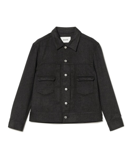 BEAMS F(ビームスエフ)の「Jeanik / ミックスファブリック 2ndタイプ ブルゾン(ブルゾン・メンズ・チャコールグレー・LARGE/MEDIUM/SMALL)」の14枚目の写真