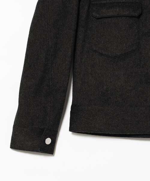BEAMS F(ビームスエフ)の「Jeanik / ミックスファブリック 2ndタイプ ブルゾン(ブルゾン・メンズ・チャコールグレー・LARGE/MEDIUM/SMALL)」の16枚目の写真