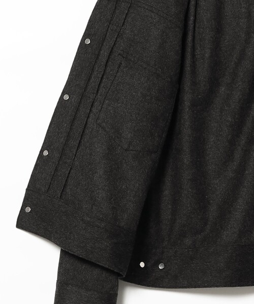 BEAMS F(ビームスエフ)の「Jeanik / ミックスファブリック 2ndタイプ ブルゾン(ブルゾン・メンズ・チャコールグレー・LARGE/MEDIUM/SMALL)」の17枚目の写真