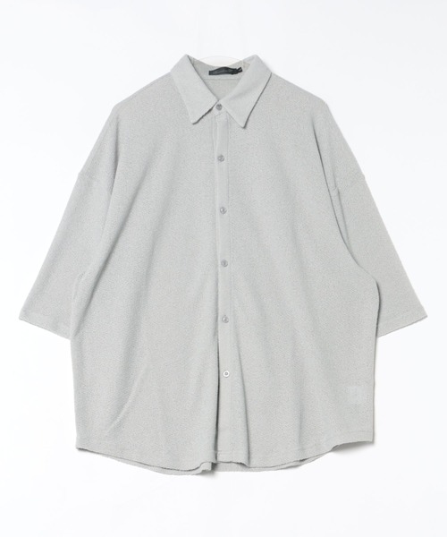Crownor(クラウノアー)の「シアーメッシュ ビッグシャツ(シャツ/ブラウス・メンズ・ブラック/グレー・LARGE/MEDIUM/SMALL)」の14枚目の写真