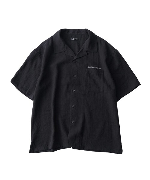 NineMicrophones(ナインマイクロフォンズ)の「OPEN COLLAR SHIRT(シャツ/ブラウス・メンズ・ブラック/イエロー・X-LARGE/LARGE/MEDIUM/SMALL)」の13枚目の写真