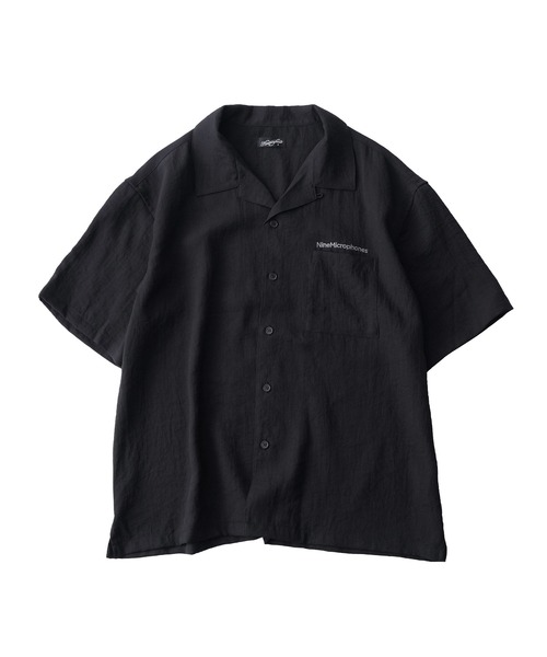 NineMicrophones(ナインマイクロフォンズ)の「OPEN COLLAR SHIRT(シャツ/ブラウス・メンズ・ブラック/イエロー・X-LARGE/LARGE/MEDIUM/SMALL)」の3枚目の写真