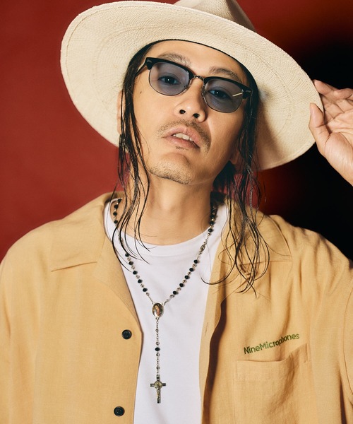 NineMicrophones(ナインマイクロフォンズ)の「OPEN COLLAR SHIRT(シャツ/ブラウス・メンズ・ブラック/イエロー・X-LARGE/LARGE/MEDIUM/SMALL)」の10枚目の写真