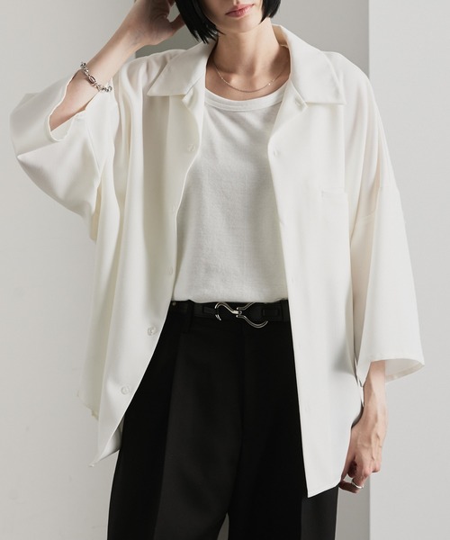 cussil(クシル)の「【cussil/クシル】〈吸水速乾・UVカット〉レイヤードリブタンクトップ(タンクトップ・メンズ・ホワイト/ブラック・L/S/M)」の19枚目の写真