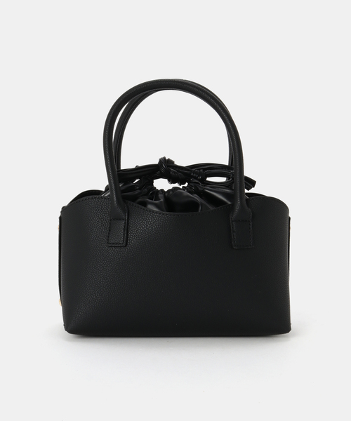 B.C STOCK(ベーセーストック)の「T.S.L/ティーエスエル 巾着レイヤード2WAYバッグ(ショルダーバッグ・レディース・レッド/ブラック/ホワイト・FREE)」の7枚目の写真
