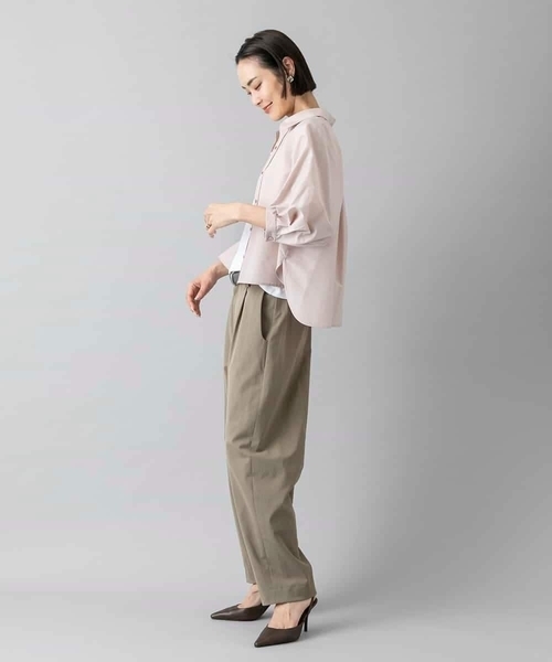 MICHEL KLEIN(ミッシェル・クラン)の「袖コンシャスシャツ(シャツ/ブラウス・レディース・ホワイト/ライトピンク・38/40)」の13枚目の写真