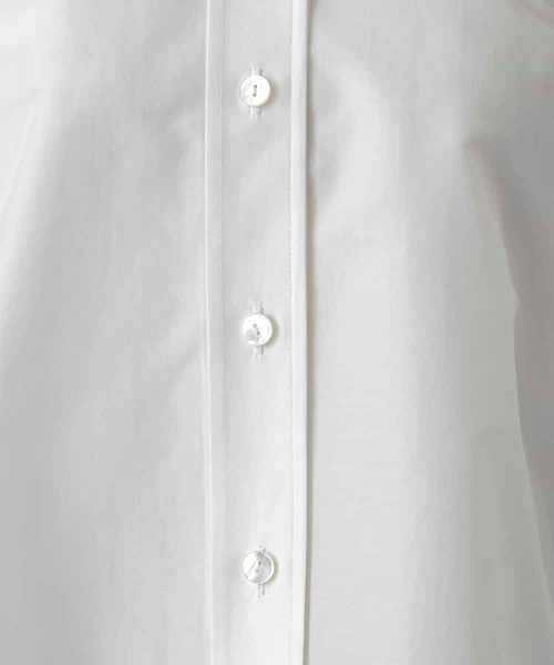 MICHEL KLEIN(ミッシェル・クラン)の「袖コンシャスシャツ(シャツ/ブラウス・レディース・ホワイト/ライトピンク・38/40)」の5枚目の写真