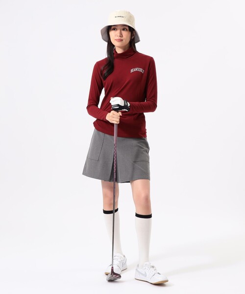 BEAMS GOLF(ビームスゴルフ)の「ORANGE LABEL / アウトポケット ツイル ショートパンツ(その他パンツ・レディース・グレー/ベージュ/ブラック・SMALL/MEDIUM/LARGE)」の4枚目の写真