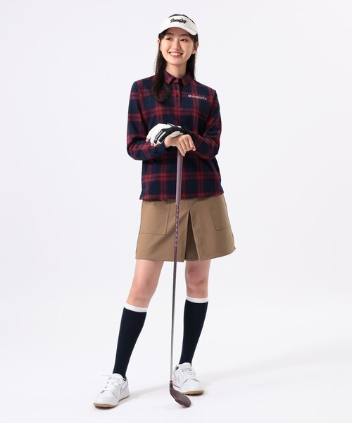 BEAMS GOLF(ビームスゴルフ)の「ORANGE LABEL / アウトポケット ツイル ショートパンツ(その他パンツ・レディース・グレー/ベージュ/ブラック・SMALL/MEDIUM/LARGE)」の7枚目の写真