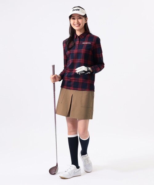 BEAMS GOLF(ビームスゴルフ)の「ORANGE LABEL / アウトポケット ツイル ショートパンツ(その他パンツ・レディース・グレー/ベージュ/ブラック・SMALL/MEDIUM/LARGE)」の8枚目の写真