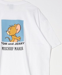 TOMandJERRY トムとジェリー メンズ 半袖 オーバーサイズプリントTシャツ