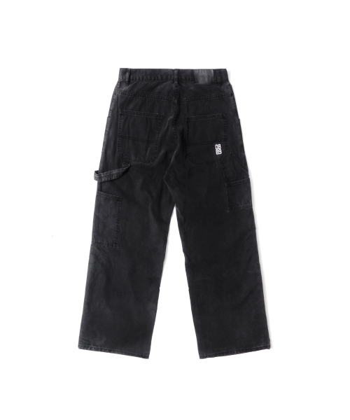 QT8 GARMENTS（キューティーエイトガーメント）の「LB Washed Oxford Carpenter Pants (Black)（その他パンツ・メンズ・その他・MEDIUM/LARGE/X-LARGE）」の3枚目の写真
