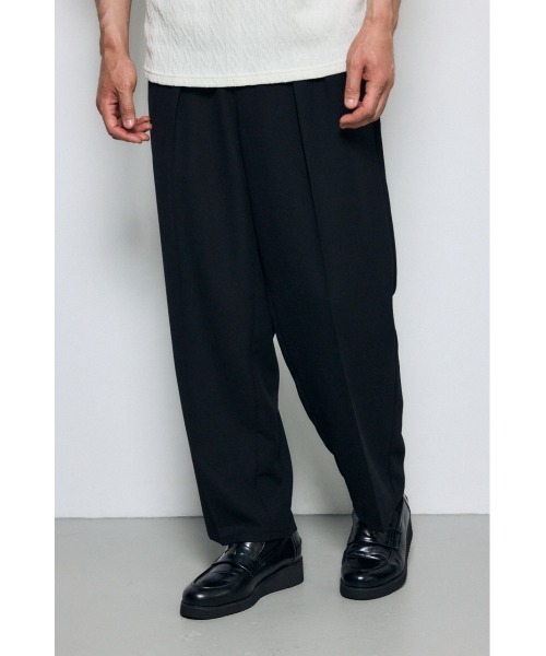 AZUL by moussy(アズールバイマウジー)の「【セットアップ対応】メッシュスラックスパンツ(スラックス・メンズ・ブラック/グレー/ダークブラウン・LARGE/MEDIUM/SMALL)」の1枚目の写真