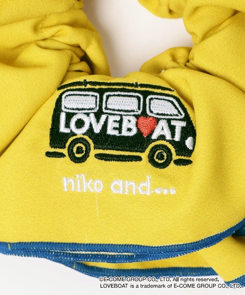 niko and...(ニコアンド)の「【LOVEBOAT(ラブボート)】コラボアソートシュシュ(シュシュ・レディース・イエロー/ライトブルー/アイボリー/ブラウン・0)」の10枚目の写真