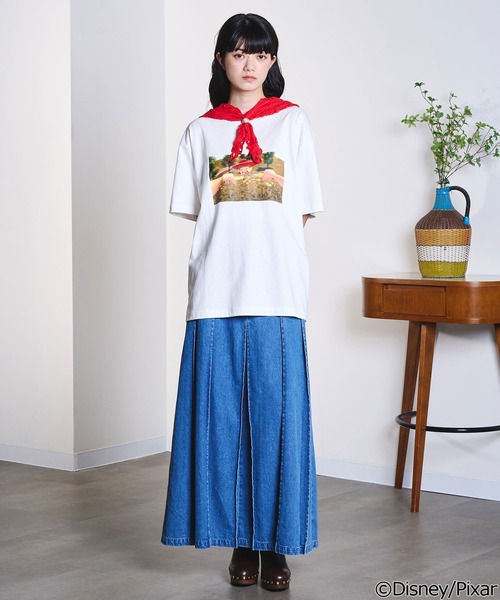 ROSE BUD(ローズバッド)の「TOY STORY / JESSIE / PHOTO S/S TEE(Tシャツ/カットソー・レディース・ホワイト/チャコール・ONE SIZE)」の5枚目の写真