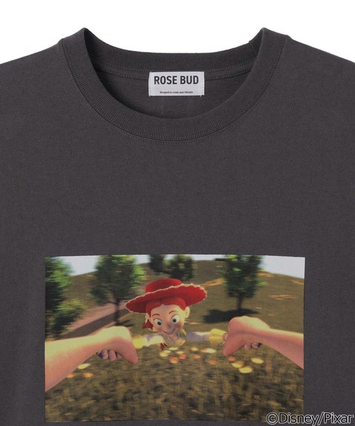 ROSE BUD(ローズバッド)の「TOY STORY / JESSIE / PHOTO S/S TEE(Tシャツ/カットソー・レディース・ホワイト/チャコール・ONE SIZE)」の17枚目の写真